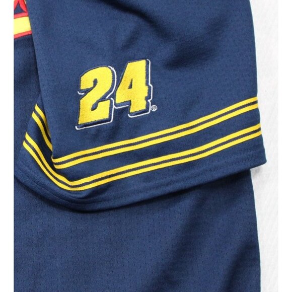 Jeff Gordon Chase Authentics NASCAR DuPont Racing Jersey XL 100% Polyester Blue - Picture 8 of 9